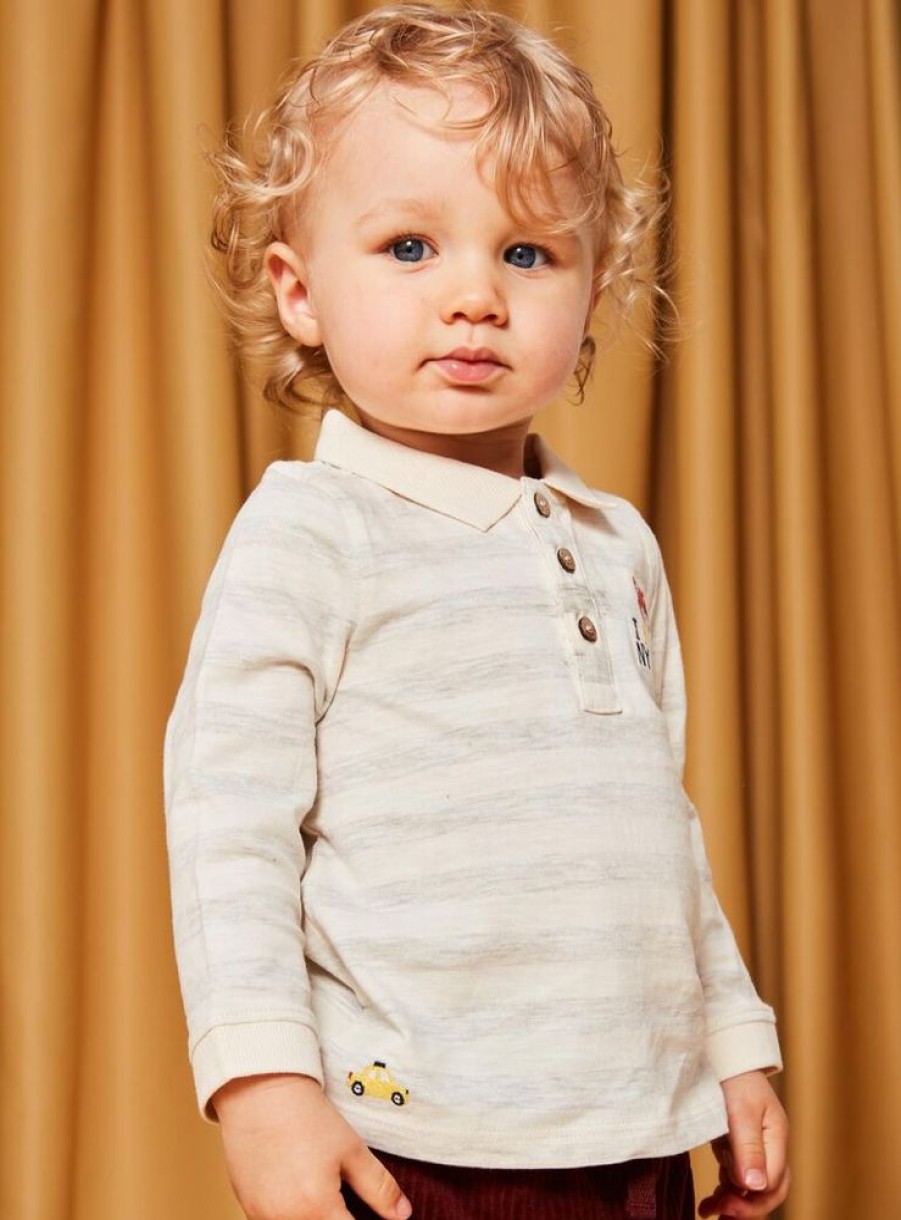 Bebe Garcon Sergent Major Chemise, T-Shirt & Polo | Polo A Rayures