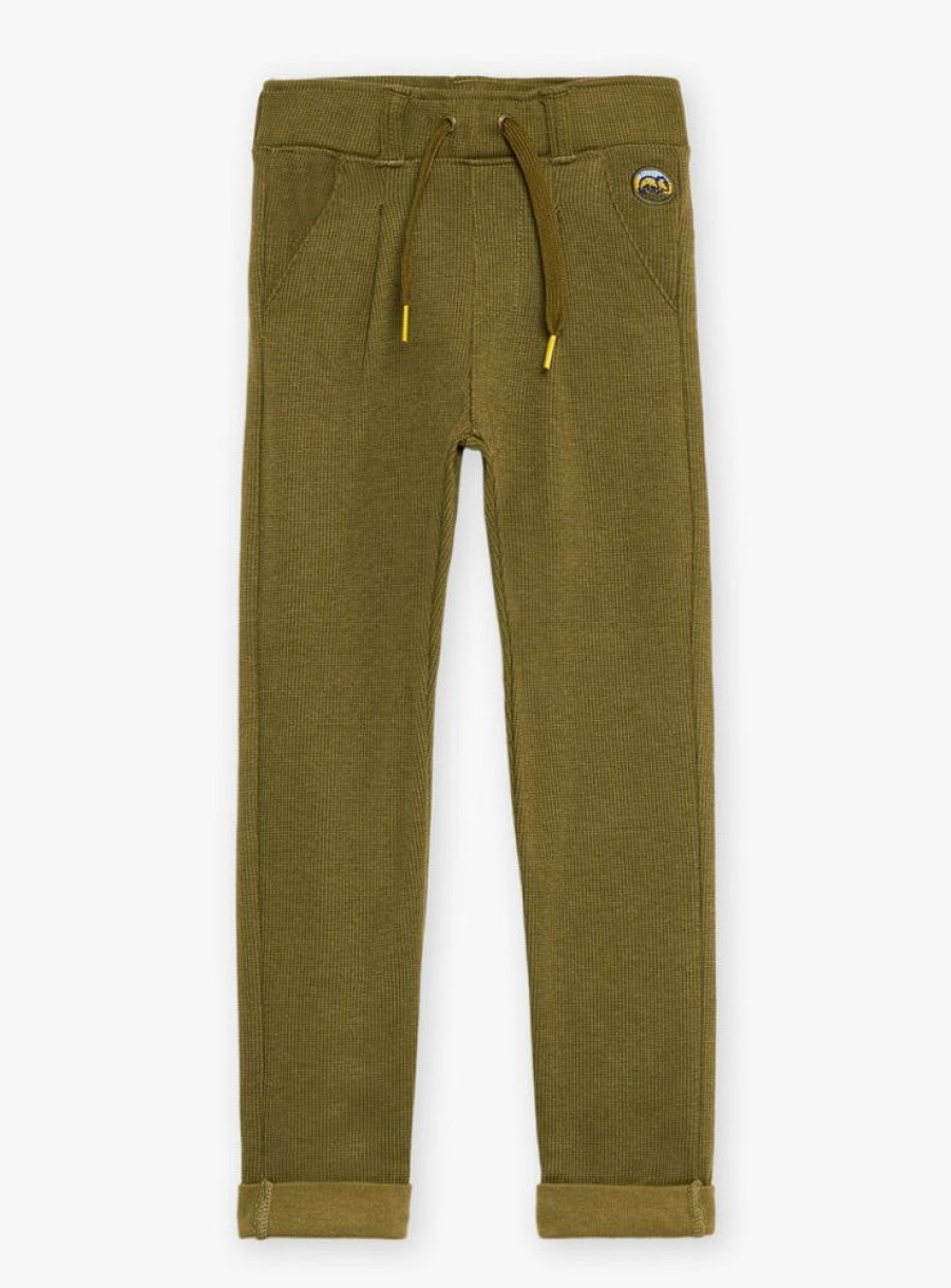Garcon Sergent Major Pantalon & Jean | Pantalon Confortable En Milano Kaki